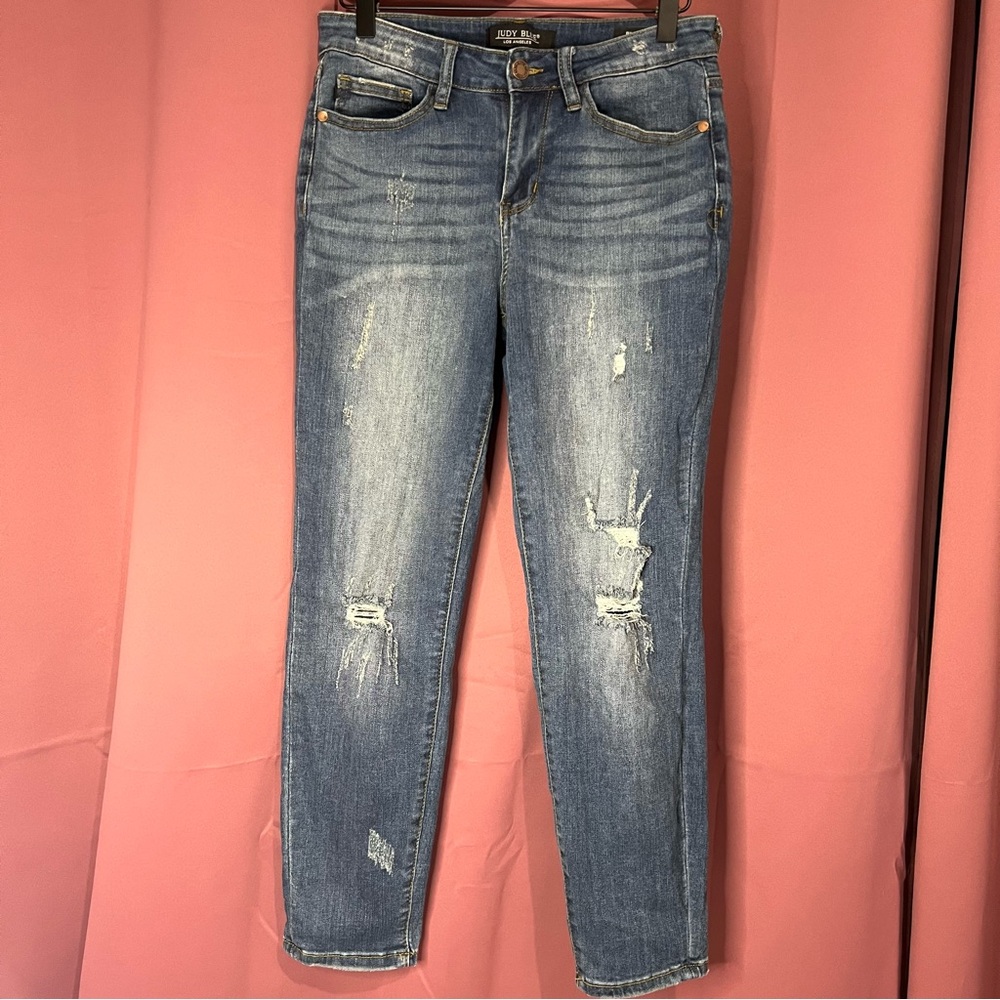 Judy Blue Relaxed Fit Women Jeans Size 28 Dark Wash